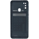 Tapa trasera original Samsung Galaxy M21 negra con lente de cámara, repuesto SM-M215F.