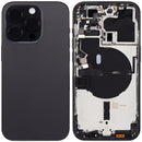 Tapa trasera para iPhone 14 Pro (Version Internacional) (Sin Logo) Negro Espacial