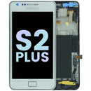 Pantalla original Samsung Galaxy S2 Plus blanca, repuesto para reparación de display y lcd.