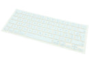 Kit de keycaps plateadas para MacBook Neo 13" A3404 (2026), diseño francés, repuesto de teclas.