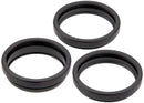 Anillos de bisel de cámara trasera para iPhone 16 Pro/Pro Max, titanio negro, juego de 3 piezas, paquete de 10.