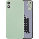 Repuesto de tapa trasera verde para Samsung Galaxy A05 4G (A055) con lente de cámara incorporada.