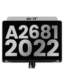 Pantalla completa LCD para MacBook Air 13" A2681 (Mediados 2022) Plata Grado A