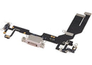Puerto de carga flex iPhone 17e Soft Pink, repuesto Aftermarket Plus para reparación de conector de carga.
