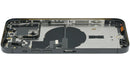 Tapa trasera usada iPhone 14 Pro Max A2651 Space Black, carcasa de repuesto para reparación.