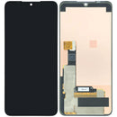 Pantalla OLED sin marco original para LG V50s ThinQ, color negro, lista para reparación de display frontal.
