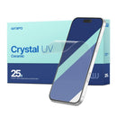 Paquete de 25 protectores de pantalla PET UV Wrapd Crystal mate para display LCD, ideales para reparación.
