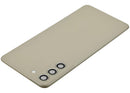 Tapa trasera verde oliva para Samsung Galaxy S21 FE 5G, con lente de cámara integrada y sin logo.