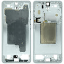 Repuesto de tapa media blanca (mid-frame) para Samsung Galaxy S26 5G (SM-S942U/SM-S942B).