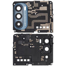 Aro del bisel de la camara trasera para Motorola Moto G Stylus 5G (XT2215 / 2022) (Azul Acero)