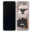 Pantalla original con marco Motorola Razr / Razr 60 (XT2553 / 2025) (Parfait Pink) en Xela Quetzaltenango para reparaciones.