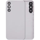 Tapa trasera plateada para Samsung Galaxy A14 4G (A145) con lente de cámara, repuesto Aftermarket Plus.