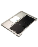 Tapa superior usada de MacBook Pro 13" A1278 con teclado ANSI US, palmrest y trackpad.