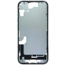Chasis medio de iPhone 15 verde usado con puerto de carga y piezas pequeñas, compatible A2846, A3089, A3090.
