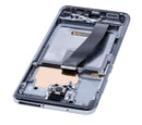 Pantalla Samsung Galaxy S20 5G Cosmic Gray usada con marco, lista para reparación de pantalla rota. Repuesto LCD SM-G981.