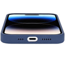 Consigue la mejor protección para tu iPhone 14 Pro MagSafe en Quetzaltenango con el estuche delgado Slim Trance Volta en color azul.