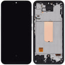 Pantalla hard OLED Aftermarket Plus con marco para Samsung Galaxy A34 5G (A346) color grafito, para reparación de display.