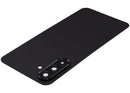 Tapa trasera negra para Samsung Galaxy A17 4G/5G con lente de cámara, repuesto original.