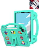 Funda verde resistente a impactos con asa para iPad Air 6/7/13 y Pro 12.9/13, diseño duradero.
