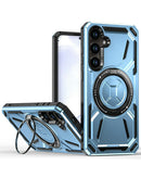 Protege tu Samsung Galaxy A14 con esta funda rugged shockproof azul con portador de anillo incorporado en Xela, Quetzaltenango.