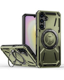 Protege tu Samsung Galaxy A15 con esta funda verde rugged shockproof con portador de anillo incorporado en Quetzaltenango.