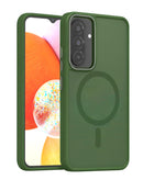 Estuche de carga inalambrico magnetico Samsung Galaxy A17 (DARK GREEN)