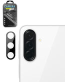 Tapa trasera negra para Samsung Galaxy A17 (A175/A176), repuesto para reparación, con orificios para cámara.