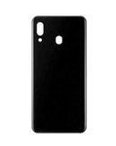 Tapa trasera compatible en color negro para Samsung Galaxy A20 (A205 / 2019) en Quetzaltenango.