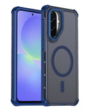 Funda electroplateada SlowBack para Samsung Galaxy A36 5G, con carga inalámbrica y borde de doble capa.