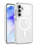 Funda transparente SlowBack para Galaxy A37, compatible con carga inalámbrica, protege tu accesorio telefónico.