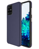 Protege tu Samsung Galaxy A51 con esta funda protectora de doble capa en color azul marino en Xela.