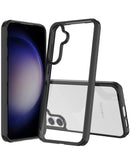 Tapa trasera híbrida negra para Galaxy A57 con tecnología Air Cushion, protección duradera y reparación sencilla.