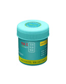 Pasta de soldar sin plomo AiXun 158°C No-Clean, 50g, para componentes electrónicos y soldadura.