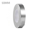 Cinta de foil de aluminio plateada de 10mm x 40m en Quetzaltenango, ideal para todo tipo de reparaciones y usos industriales.