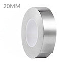 Cinta de foil de aluminio plateado de 20mm x 40m ideal para proyectos de manualidades en Quetzaltenango.