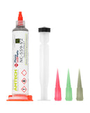 Pasta de soldar Amtech NC-559-V2 Sn63/Pb37 T4, 35g, para soldadura electrónica precisa y profesional.