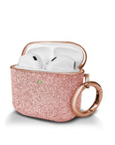 Funda New Stone Design CHAMPANG GOLD para AirPods 4ta generación, carcasa protectora brillante con diseño de piedra.