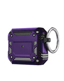 Protege tus AirPods Pro 3 con estilo con esta funda ARMOR resistente a impactos en color morado en Xela Quetzaltenango.