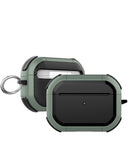 Protege tus AirPods Pro 3 con esta funda rugged armor verde con llavero en Xela Quetzaltenango.
