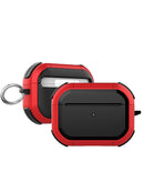 Protege tus AirPods Pro 3 con estilo con esta funda rugged armor con llavero en color rojo en Quetzaltenango.