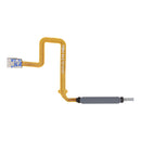 Cable flex de sensor de huella digital negro premium para Xiaomi Poco X3 GT, listo para reparación móvil.