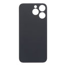 Tapa trasera blanca OEM para iPhone 14 Pro Max, con orificio grande y adhesivo, sin logo.