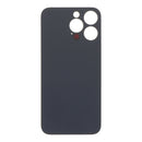 Tapa trasera dorada OEM para iPhone 14 Pro Max con adhesivo, agujero grande y sin logo Apple.