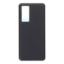 Tapa trasera negra HQ sin logo para Xiaomi 12T/12T Pro, con adhesivo, repuesto de batería.