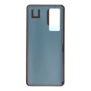 Tapa trasera negra HQ sin logo para Xiaomi 12T/12T Pro, con adhesivo, repuesto de batería.