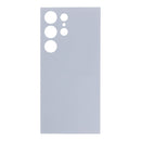 Tapa trasera OEM Titanium Blue para Samsung Galaxy S24 Ultra SM-S928 con adhesivo, sin logo.