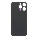 Tapa trasera OEM titanio blanco para iPhone 15 Pro Max, orificio pequeño sin logo, con adhesivo.
