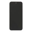 Pantalla negra Premium con marco para Honor X6c, repuesto celular de terceros, lista para instalación.