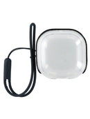 Protege tus Samsung Galaxy Buds en Quetzaltenango con esta funda transparente en Clear y Negro.