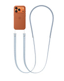 Lanyard cruzado para funda de celular colgador de cuello ajustable en color azul claro, ideal para mantener tu celular cerca en Xela Quetzaltenango.